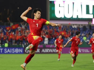 Đình Bắc ‘bùng nổ’ tại U23 châu Á: Siêu phẩm đánh đầu ngược tranh giải thưởng cao nhất của AFC