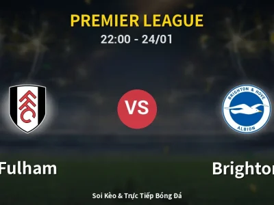 Soi Kèo Fulham vs Brighton – 22:00 24/01 | Nhận Định, Dự Đoán Tỷ Số