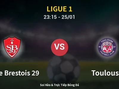 Soi Kèo Stade Brestois 29 vs Toulouse – 23:15 25/01 | Nhận Định, Dự Đoán Tỷ Số