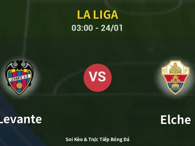 Kết Quả: Levante 3-2 Elche – Highlight & Bàn Thắng | La Liga