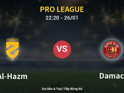 🔴 Trực Tiếp: Al-Hazm 0-0 Damac – Link Xem Pro League (Full HD)