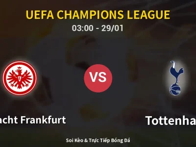 Kết Quả: Eintracht Frankfurt 0-2 Tottenham – Highlight & Bàn Thắng | UEFA Champions League