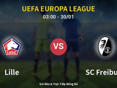Kết Quả: Lille 1-0 SC Freiburg – Highlight & Bàn Thắng | UEFA Europa League