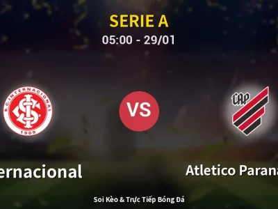 Kết Quả: Internacional 0-1 Atletico Paranaense – Highlight & Bàn Thắng | Serie A