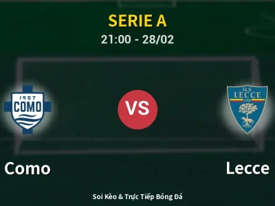 Soi Kèo Como vs Lecce – 21:00 28/02 | Nhận Định, Dự Đoán Tỷ Số
