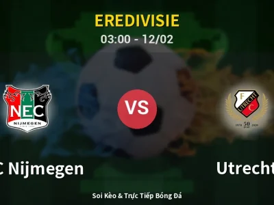 Kết Quả: NEC Nijmegen 1-3 Utrecht – Highlight & Bàn Thắng | Eredivisie