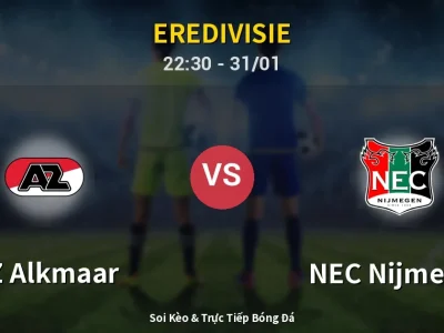 Soi Kèo AZ Alkmaar vs NEC Nijmegen – 22:30 31/01 | Nhận Định, Dự Đoán Tỷ Số