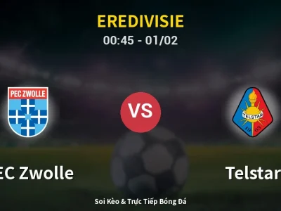Kết Quả: PEC Zwolle 4-1 Telstar – Highlight & Bàn Thắng | Eredivisie