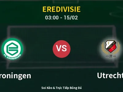 Kết Quả: Groningen 1-2 Utrecht – Highlight & Bàn Thắng | Eredivisie
