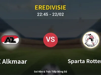 Soi Kèo AZ Alkmaar vs Sparta Rotterdam – 22:45 22/02 | Nhận Định, Dự Đoán Tỷ Số