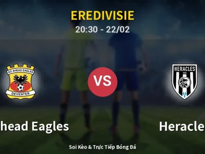 Soi Kèo GO Ahead Eagles vs Heracles – 20:30 22/02 | Nhận Định, Dự Đoán Tỷ Số