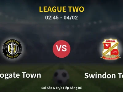 Kết Quả: Harrogate Town 0-1 Swindon Town – Highlight & Bàn Thắng | League Two