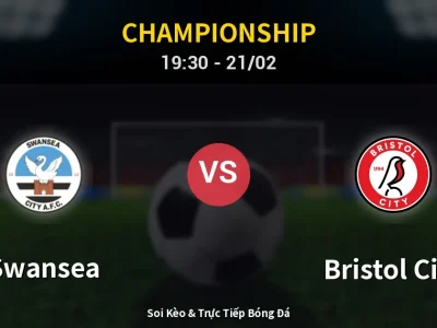 Kết Quả: Swansea 1-0 Bristol City – Highlight & Bàn Thắng | Championship