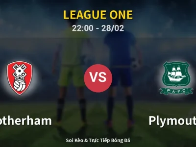 Soi Kèo Rotherham vs Plymouth – 22:00 28/02 | Nhận Định, Dự Đoán Tỷ Số