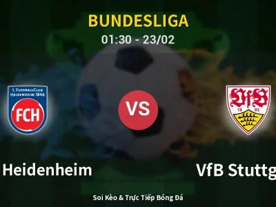 Kết Quả: 1. FC Heidenheim 3-3 VfB Stuttgart – Highlight & Bàn Thắng | Bundesliga