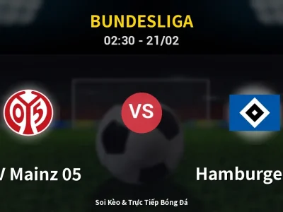 Kết Quả: FSV Mainz 05 1-1 Hamburger SV – Highlight & Bàn Thắng | Bundesliga