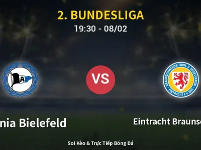 Kết Quả: Arminia Bielefeld 3-2 Eintracht Braunschweig – Highlight & Bàn Thắng | 2. Bundesliga