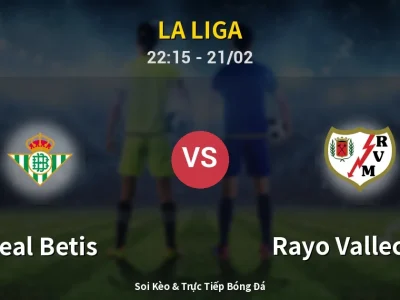 🔴 Trực Tiếp: Real Betis 0-0 Rayo Vallecano – Link Xem La Liga (Full HD)