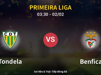 Kết Quả: Tondela 0-0 Benfica – Highlight & Bàn Thắng | Primeira Liga
