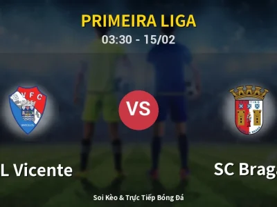 Kết Quả: GIL Vicente 2-1 SC Braga – Highlight & Bàn Thắng | Primeira Liga