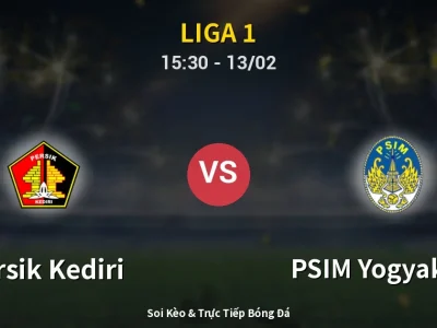 Kết Quả: Persik Kediri 2-2 PSIM Yogyakarta – Highlight & Bàn Thắng | Liga 1
