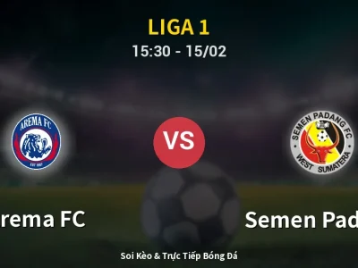 Kết Quả: Arema FC 3-0 Semen Padang – Highlight & Bàn Thắng | Liga 1