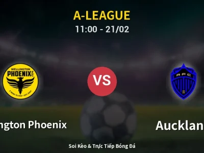Kết Quả: Wellington Phoenix 0-5 Auckland – Highlight & Bàn Thắng | A-League