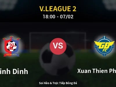 Kết Quả: Binh Dinh 2-0 Xuan Thien Phu Tho – Highlight & Bàn Thắng | V.League 2