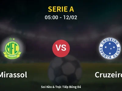 Kết Quả: Mirassol 2-2 Cruzeiro – Highlight & Bàn Thắng | Serie A