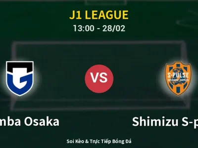 Kết Quả: Gamba Osaka 2-2 Shimizu S-pulse – Highlight & Bàn Thắng | J1 League