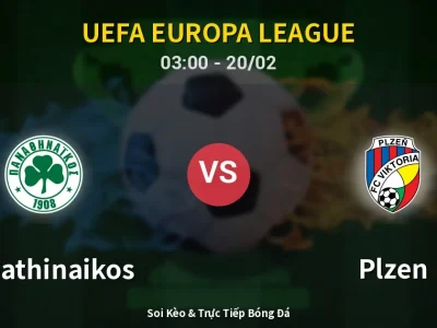 Kết Quả: Panathinaikos 2-2 Plzen – Highlight & Bàn Thắng | UEFA Europa League
