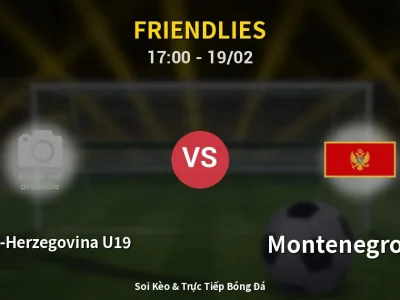 Kết Quả: Bosnia-Herzegovina U19 1-1 Montenegro U18 – Highlight & Bàn Thắng | Friendlies