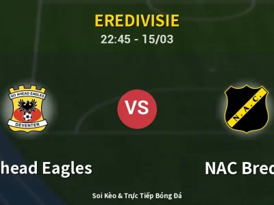 Soi Kèo GO Ahead Eagles vs NAC Breda – 22:45 15/03 | Nhận Định, Dự Đoán Tỷ Số