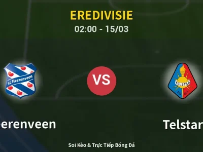 Kết Quả: Heerenveen 3-0 Telstar – Highlight & Bàn Thắng | Eredivisie