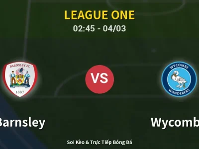 Kết Quả: Barnsley 0-1 Wycombe – Highlight & Bàn Thắng | League One