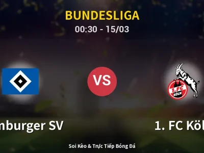 Kết Quả: Hamburger SV 1-1 1. FC Köln – Highlight & Bàn Thắng | Bundesliga