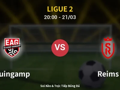 🔴 Trực Tiếp: Guingamp 0-1 Reims – Link Xem Ligue 2 (Full HD)
