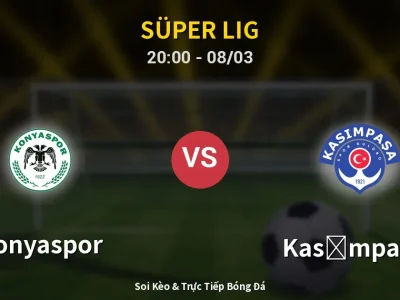 🔴 Trực Tiếp: Konyaspor 1-1 Kasımpaşa – Link Xem Süper Lig (Full HD)