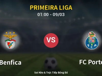 Kết Quả: Benfica 2-2 FC Porto – Highlight & Bàn Thắng | Primeira Liga