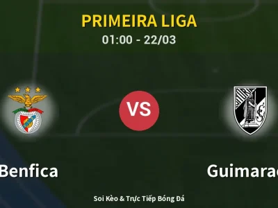 Kết Quả: Benfica 3-0 Guimaraes – Highlight & Bàn Thắng | Primeira Liga