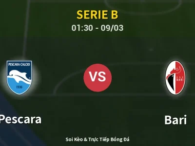 Kết Quả: Pescara 4-0 Bari – Highlight & Bàn Thắng | Serie B