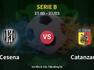 🔴 Trực Tiếp: Cesena 0-0 Catanzaro – Link Xem Serie B (Full HD)