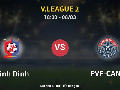 Kết Quả: Binh Dinh 2-0 PVF-CAND – Highlight & Bàn Thắng | V.League 2