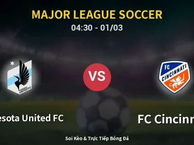 Kết Quả: Minnesota United FC 1-0 FC Cincinnati – Highlight & Bàn Thắng | Major League Soccer