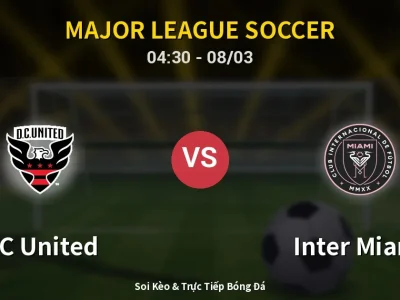 Kết Quả: DC United 1-2 Inter Miami – Highlight & Bàn Thắng | Major League Soccer