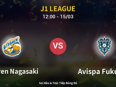 Kết Quả: V-varen Nagasaki 1-0 Avispa Fukuoka – Highlight & Bàn Thắng | J1 League