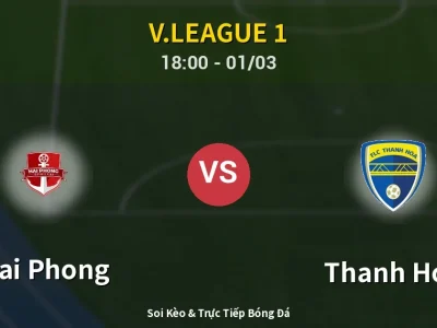 Kết Quả: Hai Phong 3-3 Thanh Hóa – Highlight & Bàn Thắng | V.League 1