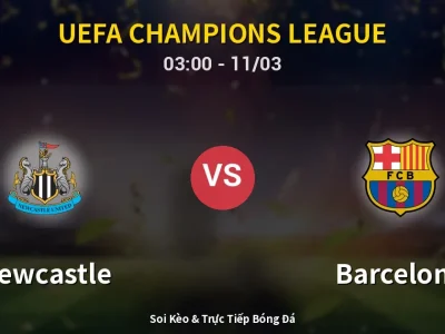 Kết Quả: Newcastle 1-1 Barcelona – Highlight & Bàn Thắng | UEFA Champions League