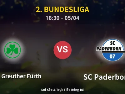 Soi Kèo SpVgg Greuther Fürth vs SC Paderborn 07 – 18:30 05/04 | Nhận Định, Dự Đoán Tỷ Số