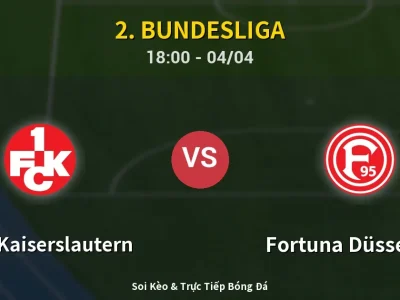 Soi Kèo 1. FC Kaiserslautern vs Fortuna Düsseldorf – 18:00 04/04 | Nhận Định, Dự Đoán Tỷ Số